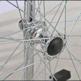 Electroplated Single-Mazar Leather Soft-seat Wheelchair