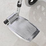 Electroplated Single-Mazar Leather Soft-seat Wheelchair